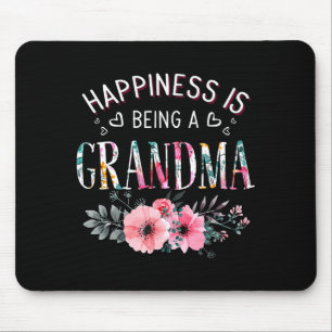 Glück der Frauen ist Oma Ankündigung Mousepad