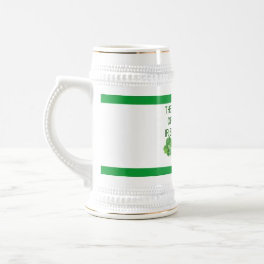 Glück der Iren - Bierglas (Links)