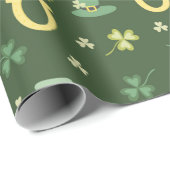 Glück der Iren Geschenkpapier (Rolleneckpunkt)