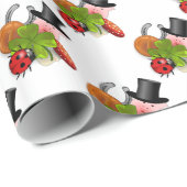 Glück der Iren Geschenkpapier (Rolleneckpunkt)