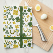 Glück der Iren Geschirrtuch (Viertel Falte)