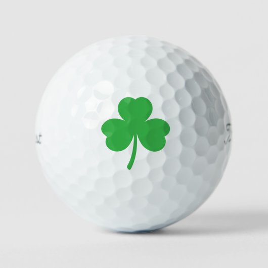 Glück der Iren Golfball (Vorderseite)