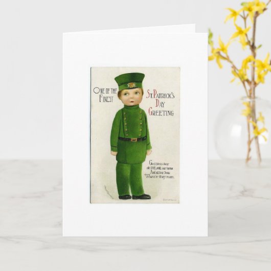 Glück der Iren Karte (Gelbe Blume)