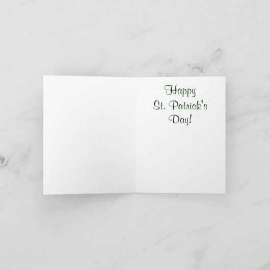 Glück der Iren - Karte (Innenseite)