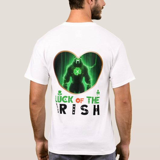 Glück der Iren - Leprechauns Fun T-Shirt (Rückseite)