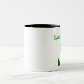Glück der Iren mit Babys Zweifarbige Tasse (Mittel)