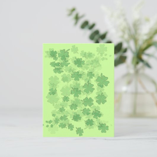 Glück der Iren Postkarte (Stehend Vorderseite)