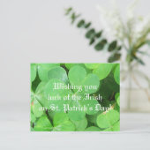 Glück der Iren Postkarte (Stehend Vorderseite)