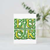 Glück der Iren Postkarte (Stehend Vorderseite)