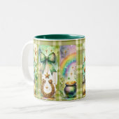 Glück der Iren Zweifarbige Tasse (Vorderseite Links)