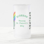 Glück der irischen Brunnenbeere St Patrick's Beer Mattglas Bierglas (Mittel)