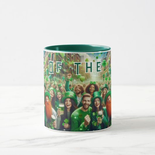 Glück der irischen Feier Tasse (Zentrum)