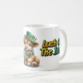 Glück der irischen Hochlandkuh Kaffeetasse (VorderseiteRechts)