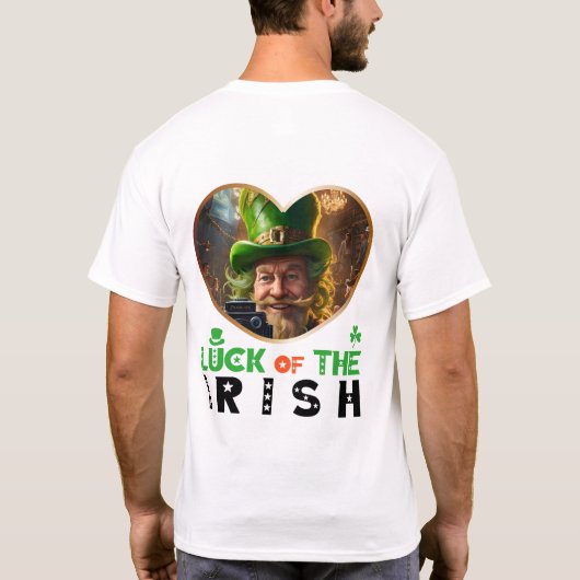 Glück der irischen - irischen Traditionen T-Shirt (Rückseite)