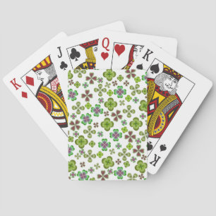 Glück der irischen Kleeblatt-Spielkarten Spielkarten