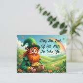Glück der irischen Postkarte (Stehend Vorderseite)