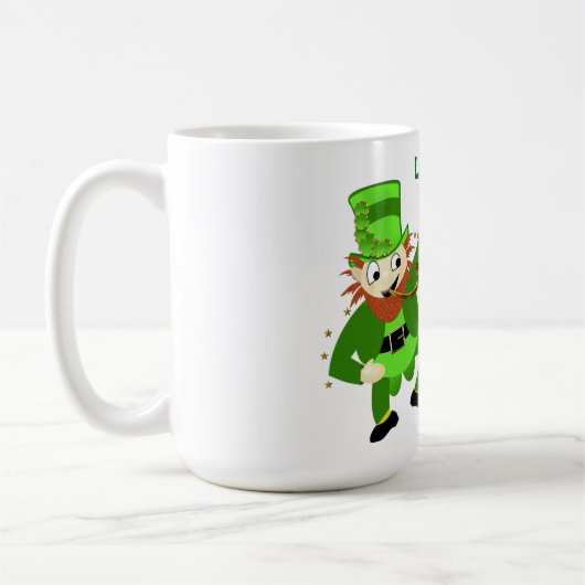 GLÜCK der IRISCHEN TASSE - Kobold/Topf Gold (Links)