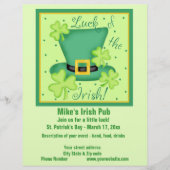 Glück der irischen Werbeaktion Custom Flyer (Vorne)