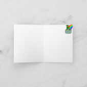 Glück der Irish St Patrick's Day Card Dankeskarte (Innenseite)