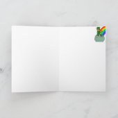 Glück der Irish St Patrick's Day Card Dankeskarte (Innenseite)