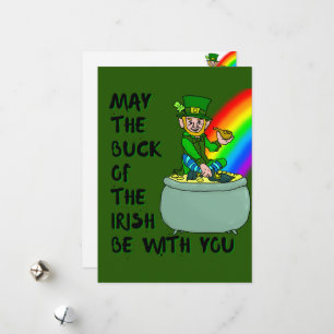 Glück der Irish St Patrick's Day Card Feiertagskarte