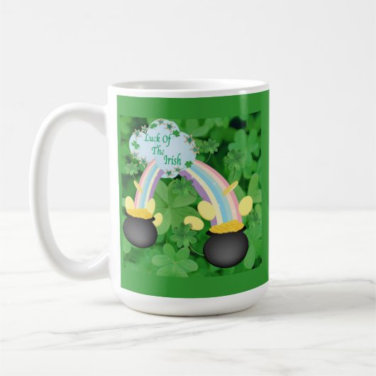 Glück der Irishcoffee-Tasse Kaffeetasse (Links)