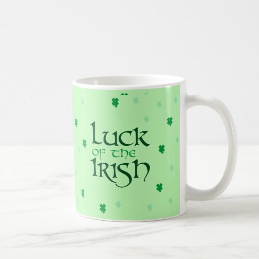Glück der Irishcoffee-Tasse Kaffeetasse (Rechts)