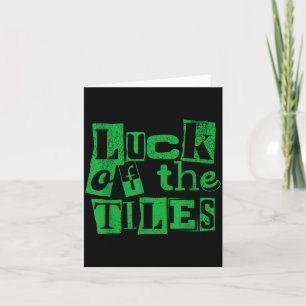 Glück der Kacheln St. Patrick's Day Leopard Glück Karte