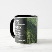 Glück der Schlüssel zum Erfolg Tasse (Vorderseite Links)