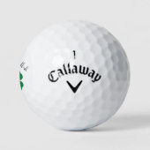 "Glück des Golf-ähnlichen" Irisches Glück St. Patr Golfball (Logo)