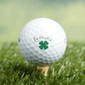 "Glück des Golf-ähnlichen" Irisches Glück St. Patr Golfball (Insitu T-Shirt)