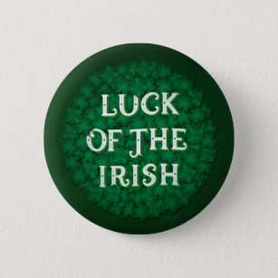 Glück des irischen / Button-Buttons Button