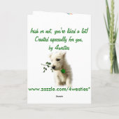 Glück des irischen Goldschatzes, Regenbogen, Karte (Rückseite)