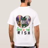 Glück des Irischen - Green Glow Dance Party T-Shirt (Rückseite)