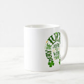Glück des irischen Horseshoes Kaffeetasse (VorderseiteRechts)