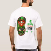 Glück des Irischen - Irische Folklore Fest T-Shirt (Rückseite)