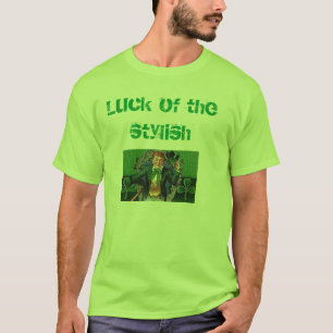 "Glück des stilvollen" T-Stücks der Männer T-Shirt