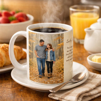 Glück, dich Papa zu nennen Herbstwald Vatertag Kaffeetasse