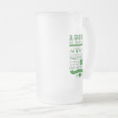 Glück, dich zu haben mattglas bierglas (VorderseiteRechts)