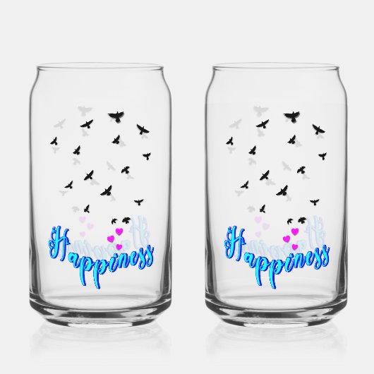 Glück Dosenglas (Vorderseite)