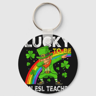 Glück, ein ESL-Lehrer zu sein St. Patrick's Day En Schlüsselanhänger