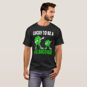 Glück, ein großer Bruder St Patricks Day Big Brot  T-Shirt (Vorne ganz)