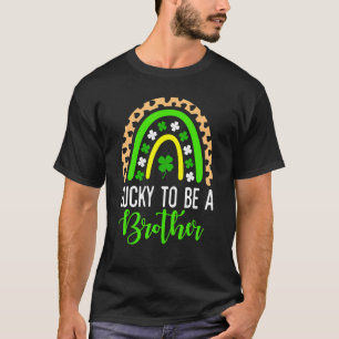 Glück, ein großer Bruder St. Patrick's Day Gender T-Shirt