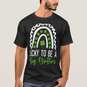 Glück, ein großer Bruder St. Patrick's Day Gender T-Shirt