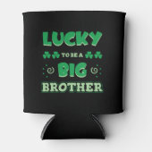 Glück, ein großer Bruder St. Patrick's Day zu sein Dosenkühler (Vorderseite)