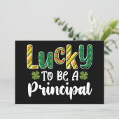 Glück, ein Hauptschultag zu werden Einladung (Stehend Vorderseite)