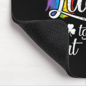 Glück, ein Kunstlehrer zu sein, süßer St. Patrick' Mousepad (Ecke)