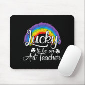 Glück, ein Kunstlehrer zu sein, süßer St. Patrick' Mousepad (Mit Mouse)