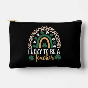Glück, ein Lehrer zu sein, Regenbogen St. Patrick' Zubehörtasche