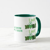 Glück, ein St Patrick's Nurse Kleeblatt Klee zu se Tasse (VorderseiteRechts)
